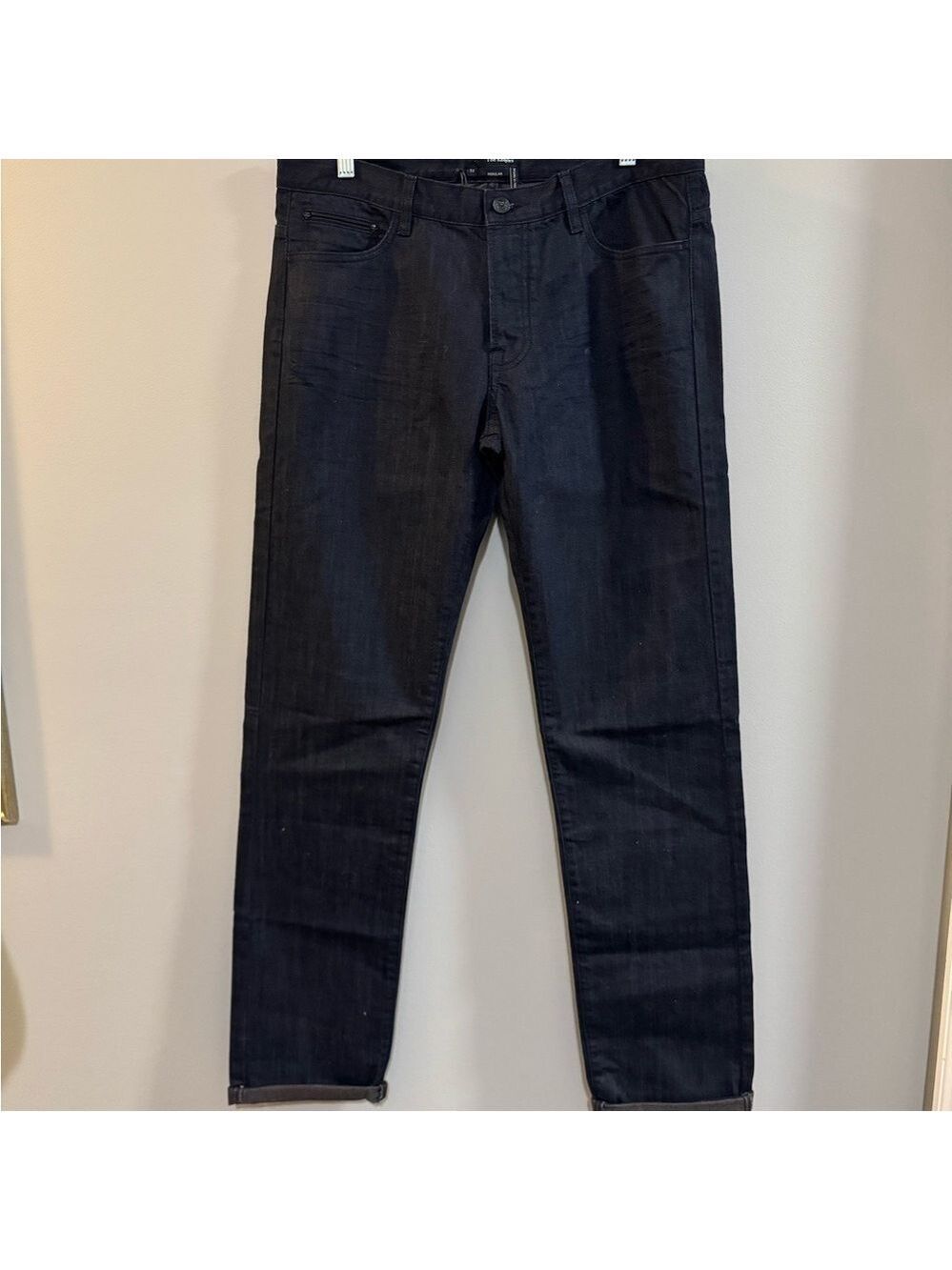 NWT Women's The Kooples Black Straight Leg Jeans. Size 32